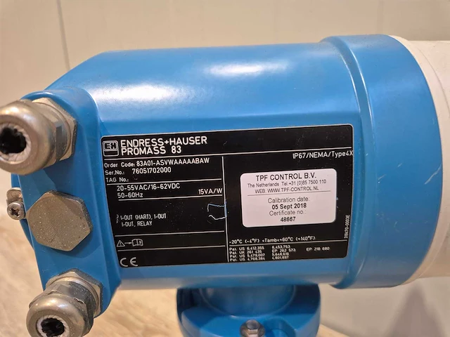 Endress+hauser - promass 83 en promass a colirolis massameter - afbeelding 3 van  6