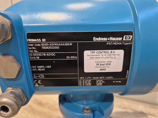 Endress+hauser - promass 83 en promass a coriolis massameter - afbeelding 6 van  6