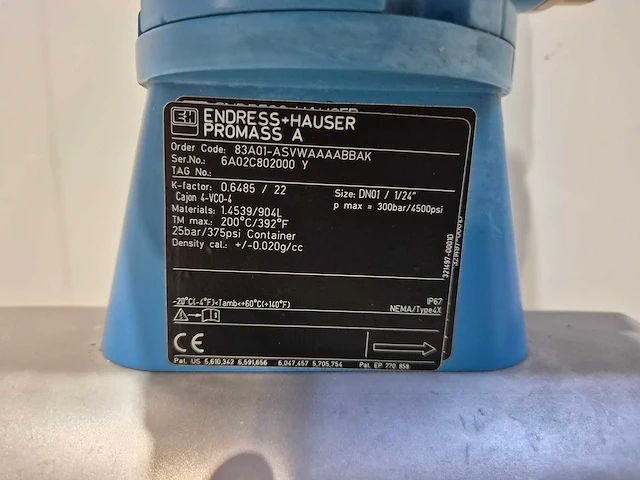 Endress+hauser - promass 83 en promass a coriolis massameter - afbeelding 2 van  6
