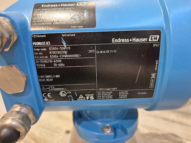 Endress+hauser - promass 83 en promass a coriolis massameter - afbeelding 6 van  6