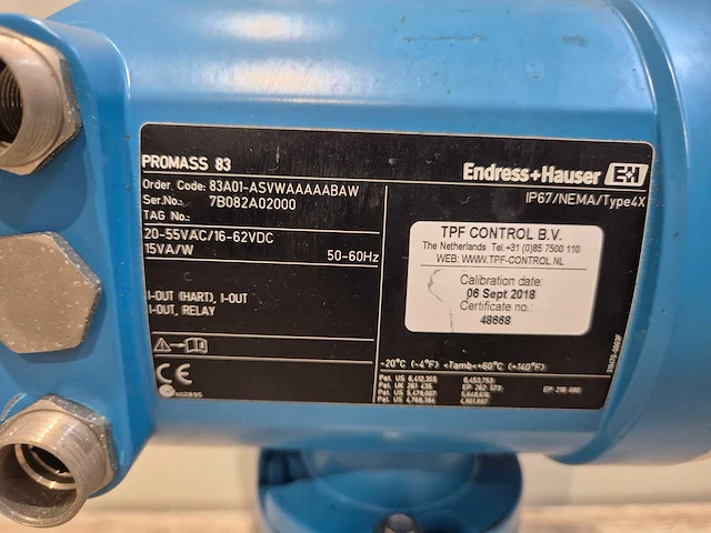 Endress+hauser - promass 83 en promass a coriolis massameter - afbeelding 6 van  6