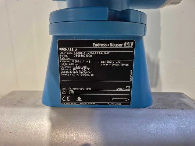 Endress+hauser - promass 83 en promass a coriolis massameter - afbeelding 1 van  6