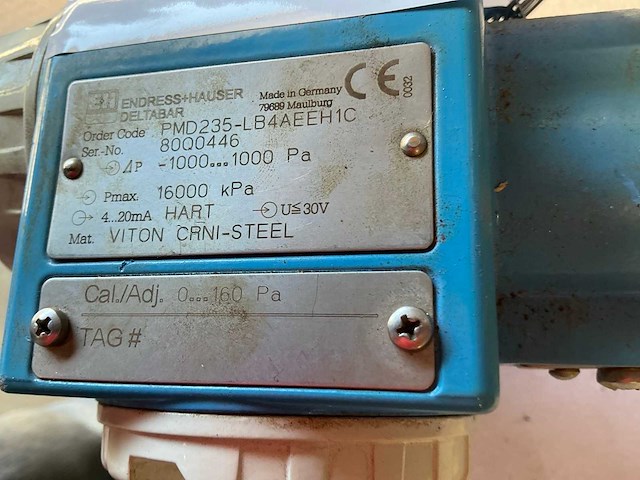 Endress&hauser deltabar drukverschil transmitter - afbeelding 6 van  7