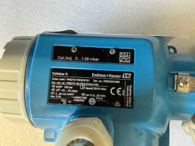 Endress&hauser deltabar s drukverschil transmitter - afbeelding 7 van  7