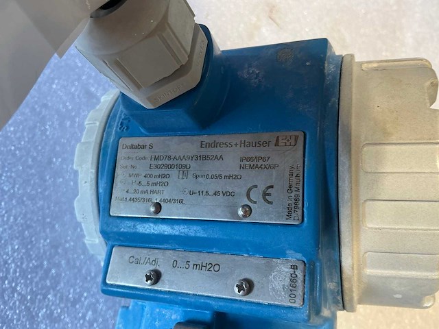 Endress&hauser deltabar s drukverschil transmitter - afbeelding 5 van  6
