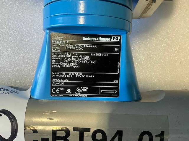 Endress&hauser flowmeter dn15//pn40 - afbeelding 6 van  7