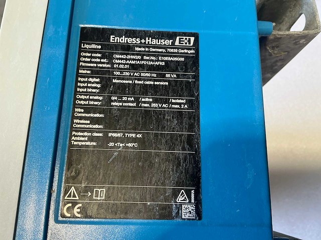 Endress&hauser liquiline transmitterplatform 55va (2x) - afbeelding 5 van  5