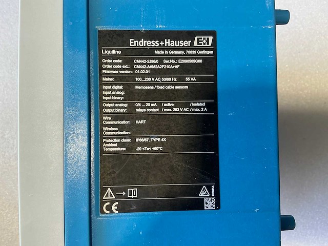 Endress&hauser liquiline transmitterplatform 55va - afbeelding 6 van  7
