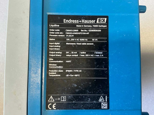 Endress&hauser liquiline transmitterplatform 55va - afbeelding 6 van  6