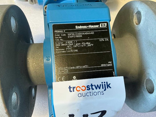 Endress&hauser promag 50/ promag p electromagnetische dn50/pn40 - afbeelding 7 van  7