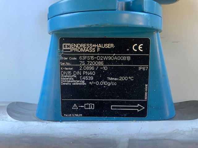 Endress+hauser promas 63 flowmeter (2x) - afbeelding 2 van  3