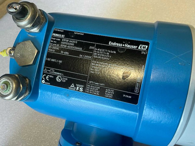 Endress&hauser promass 83/ promass f flowmeter dn15/pn40 - afbeelding 6 van  8