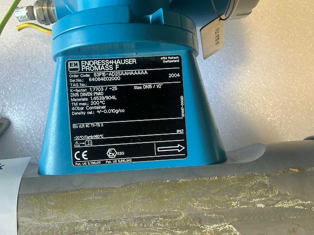 Endress&hauser promass 83/promass f flowmeter dn15 - afbeelding 5 van  9