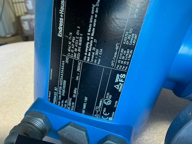 Endress&hauser promass 83/promass f flowmeter dn15/pn40 (2x) - afbeelding 11 van  13