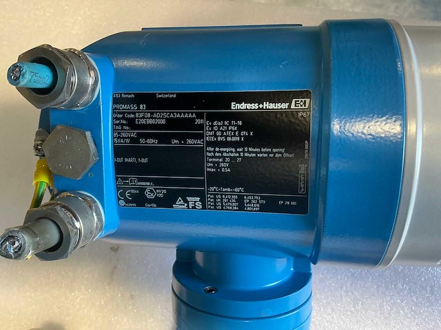 Endress&hauser promass 83/promass f flowmeter dn15/pn40 - afbeelding 9 van  9