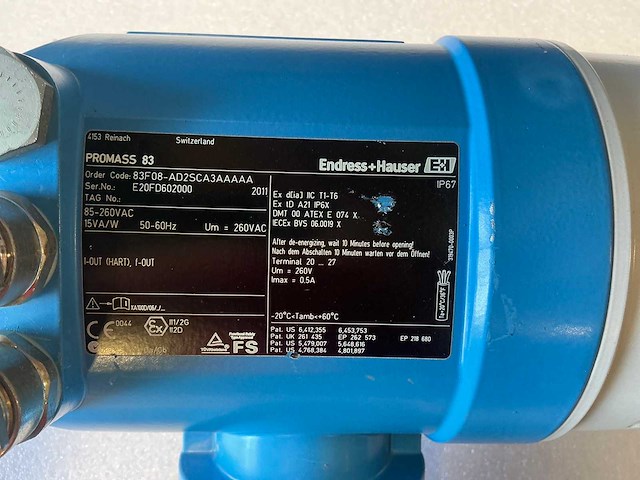 Endress&hauser promass 83/promass f flowmeter dn15/pn40 - afbeelding 5 van  8