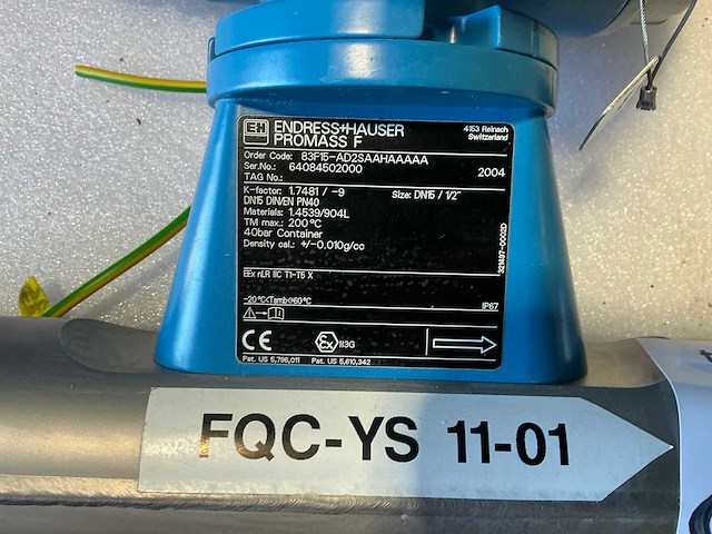 Endress&hauser promass 83/promass f flowmeter dn15/pn40 - afbeelding 6 van  8