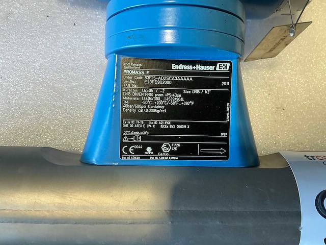 Endress&hauser promass 83/promass f flowmeter dn15/pn40 - afbeelding 6 van  8
