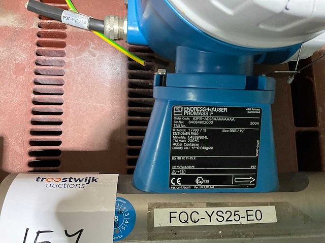 Endress&hauser promass 83/promass f flowmeter dn15/pn40 - afbeelding 2 van  2
