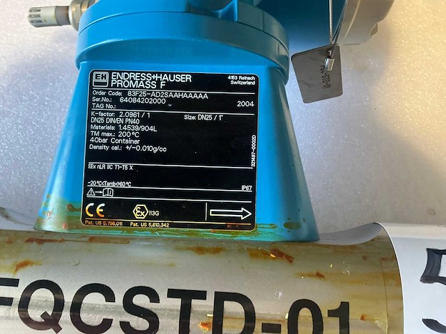 Endress&hauser promass 83/promass f flowmeter dn25/pn40 - afbeelding 8 van  10