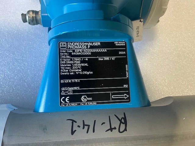 Endress&hauser promass 83/promass f flowmeter pn16/dn15 - afbeelding 6 van  11