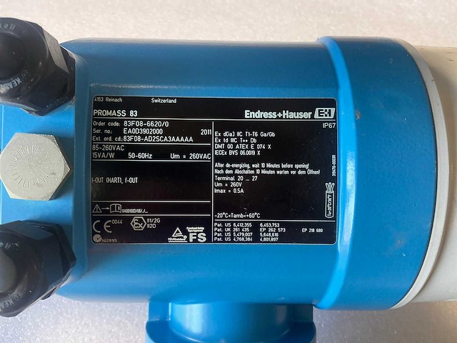 Endress&hauser promass 83/promass f flowmeter - afbeelding 4 van  9
