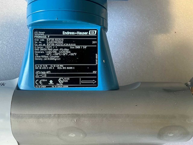 Endress&hauser promass 83/promass f flowmeter - afbeelding 5 van  9