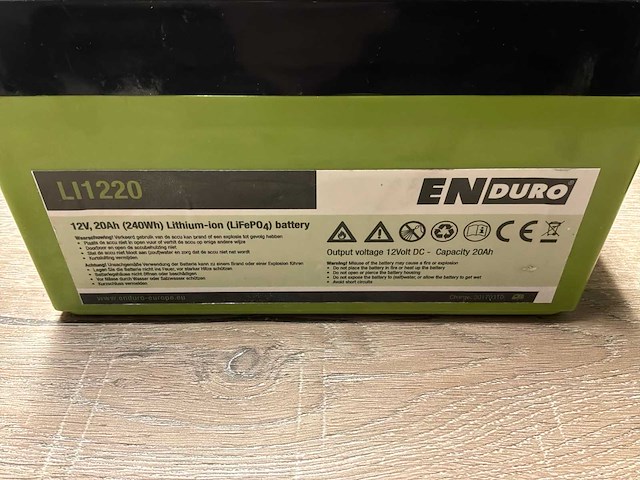 Enduro li 1220 accu - afbeelding 3 van  3