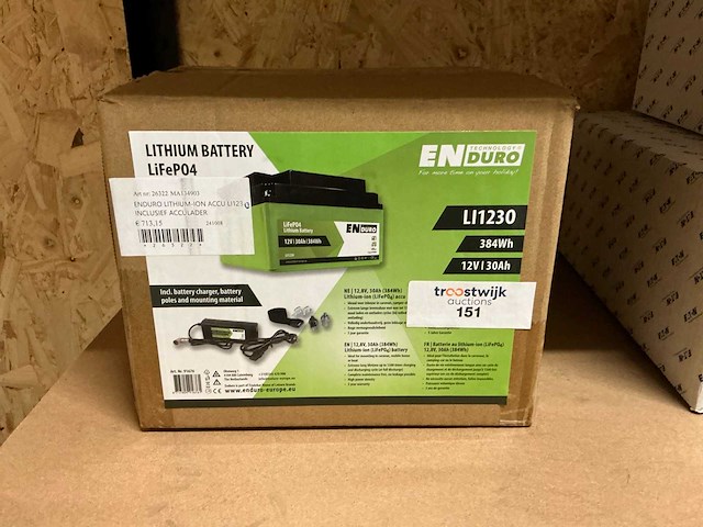 Enduro li1230 lithium batterij - afbeelding 2 van  2