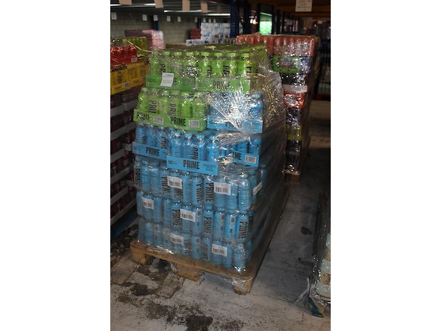Energie drank prime in twee smaken waaronder lemon lime en ice pop in 66 verpakkingen a 12 stuks in totaal ... - afbeelding 2 van  2