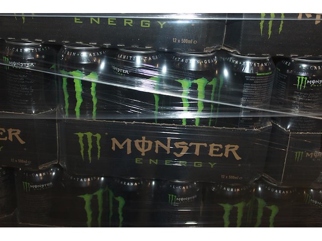 Energiedrank monster. 120 trays a 12 x 0,5l. 1440 blikken. tht 4-27. bod is inclusief 216 euro statiegeldwa... - afbeelding 3 van  3