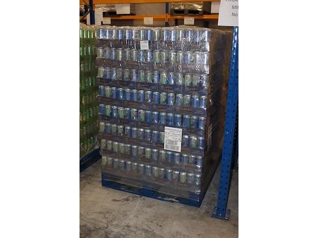 Energiedrank monster aussie style. 176 trays a 12 x 0,5l. 2112 blikken. tht 7-26. bod is inclusief 316,80 e... - afbeelding 2 van  3