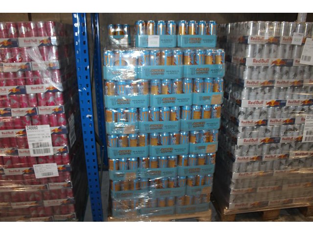 Energiedrank monster mango loco. 112 trays a 12 x 0,5l. 1344 blikken. tht 6-27. bod is inclusief 201,60 eur... - afbeelding 1 van  2