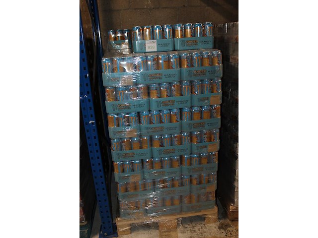 Energiedrank monster mango loco. 112 trays a 12 x 0,5l. 1344 blikken. tht 6-27. bod is inclusief 201,60 eur... - afbeelding 2 van  2