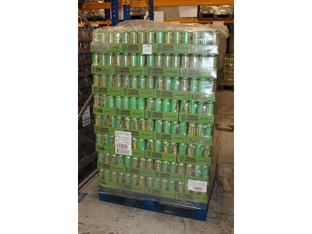 Energiedrank monster rio punch. 176 trays a 12 x 0,5l. 2112 blikken. tht 5-27. bod is inclusief 316,80 euro... - afbeelding 2 van  3