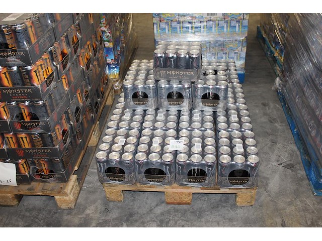 Energiedrank monster ultra black. 264 blikken 0,5l. tht 6-27. - afbeelding 1 van  3