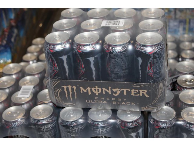 Energiedrank monster ultra black. 264 blikken 0,5l. tht 6-27. - afbeelding 3 van  3