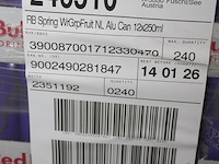 Energiedrank red bull spring edition walstro & grapefruit. 240 trays a 12 x 0,25l. 2880 blikken. tht 1-26. ... - afbeelding 4 van  4