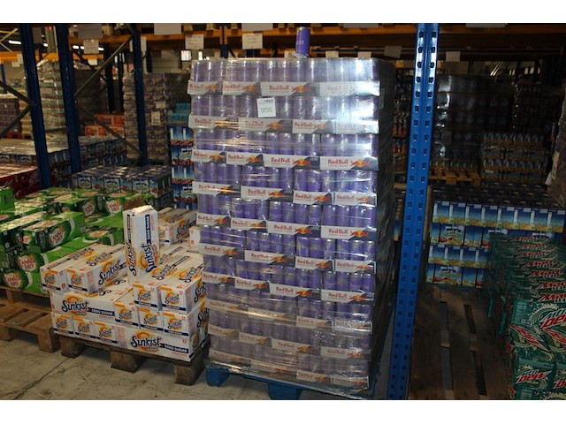 Energiedrank red bull spring edition walstro rose grapefruit. 240 trays a 12 x 0,25l. 2880 blikken. tht 1-2... - afbeelding 1 van  3