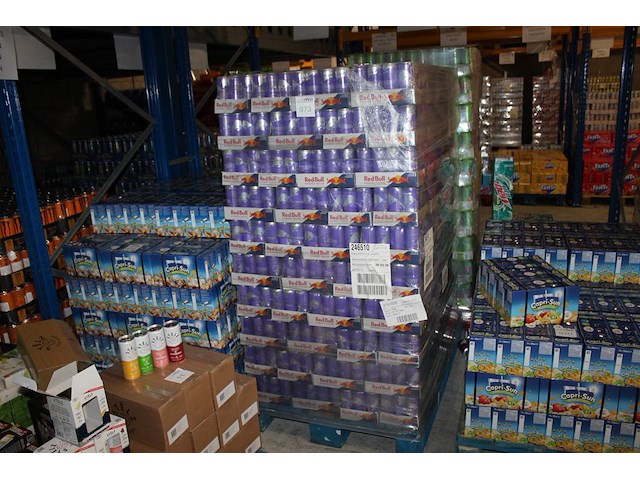 Energiedrank red bull spring edition walstro roze grapefruit. 240 trays a 12 x 0,25l. 2880 blikken. tht 3-2... - afbeelding 1 van  3