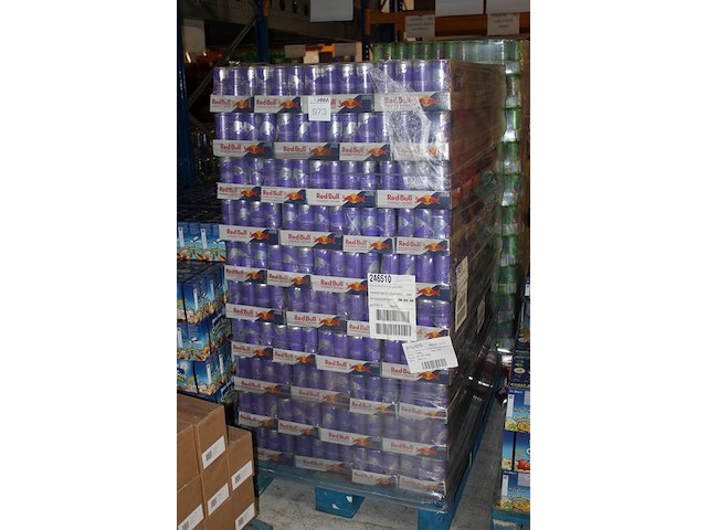 Energiedrank red bull spring edition walstro roze grapefruit. 240 trays a 12 x 0,25l. 2880 blikken. tht 3-2... - afbeelding 2 van  3