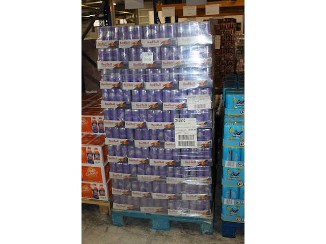 Energiedrank red bull spring edition walstro roze grapefruit. 240 trays a 12 x 0,25l. 2880 blikken. tht 3-2... - afbeelding 2 van  2