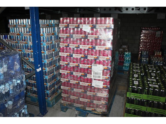 Energiedrank red bull summer edition witte perzik. 240 trays a 12 x 0,25l. 2880 blikken. tht 3-26. bod is i... - afbeelding 1 van  2