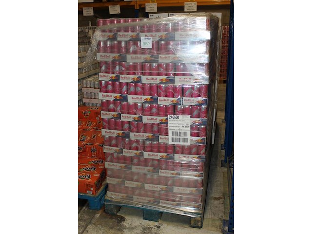 Energiedrank red bull summer edition witte perzik. 240 trays a 12 x 0,25l. 2880 blikken. tht 5-26. bod is i... - afbeelding 2 van  3
