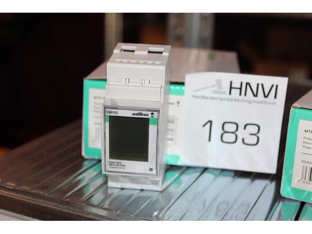 Energiemeter wallbox em112 met digitale aflezing. - afbeelding 1 van  2
