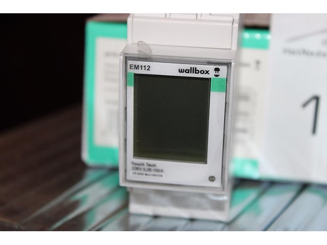 Energiemeter wallbox em112 met digitale aflezing. - afbeelding 2 van  2
