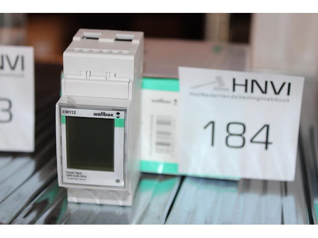 Energiemeter wallbox em112 met digitale aflezing. - afbeelding 1 van  2