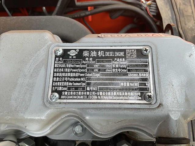 Energy cpc35-n101 vorkheftruck - afbeelding 20 van  27