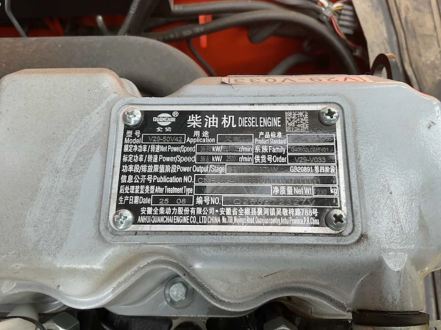 Energy cpc35-n101 vorkheftruck - afbeelding 20 van  27
