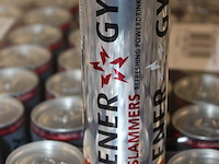Energy slammers powerdrink. 99 trays a 24 blikken 0,25l. 2376 blikken. tht 8-26. bod is inclusief 356,40 ... - afbeelding 3 van  3